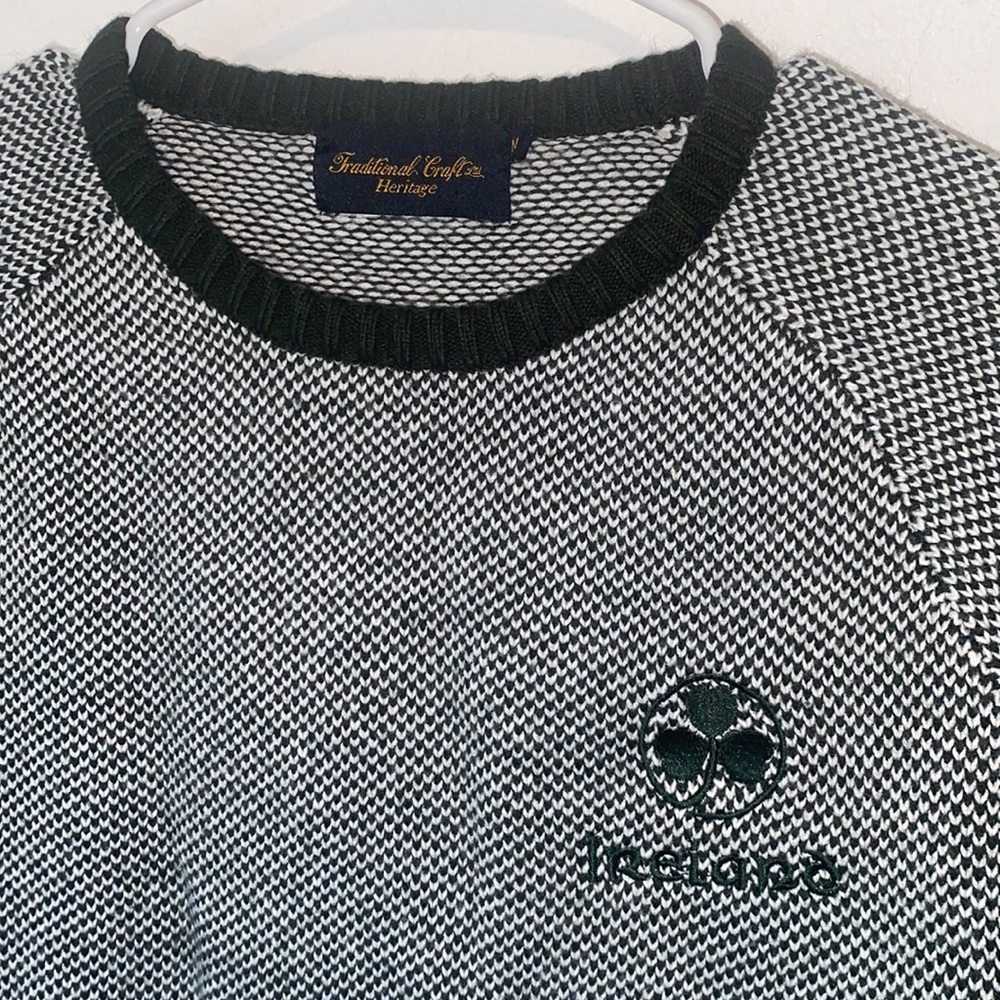 Traditional Craft Ltd. Heritage Vintage Ireland knit crewneck sweater - Picture 2 of 7